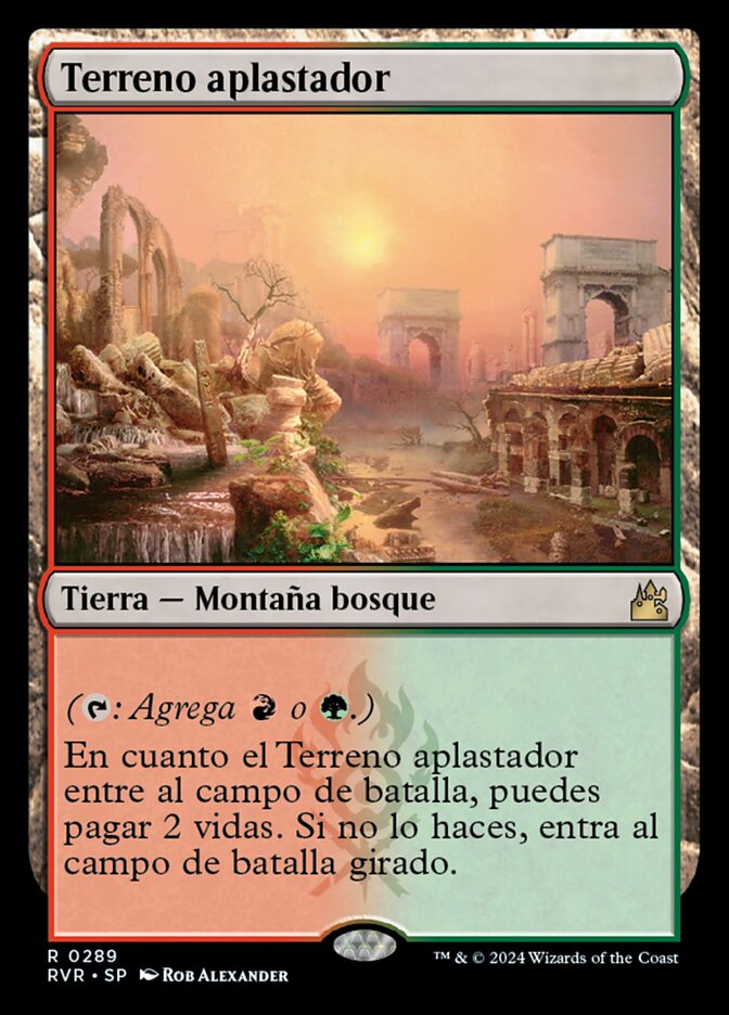 Terreno aplastador