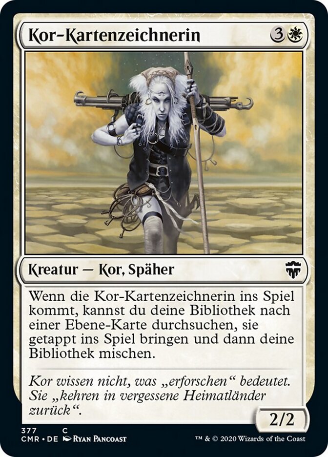 Kor-Kartenzeichnerin