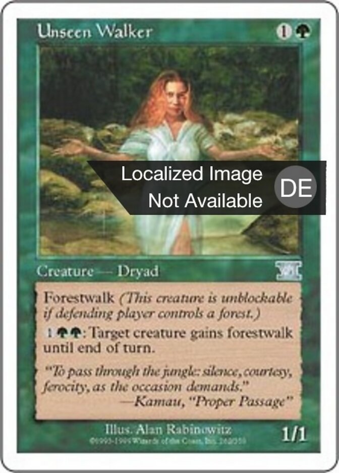 Unbemerkter Wanderer