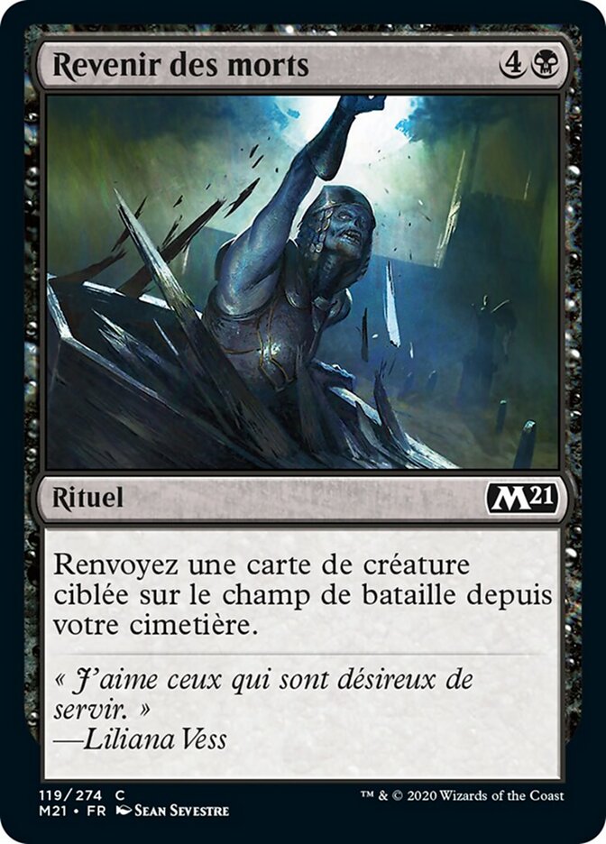 Revenir des morts