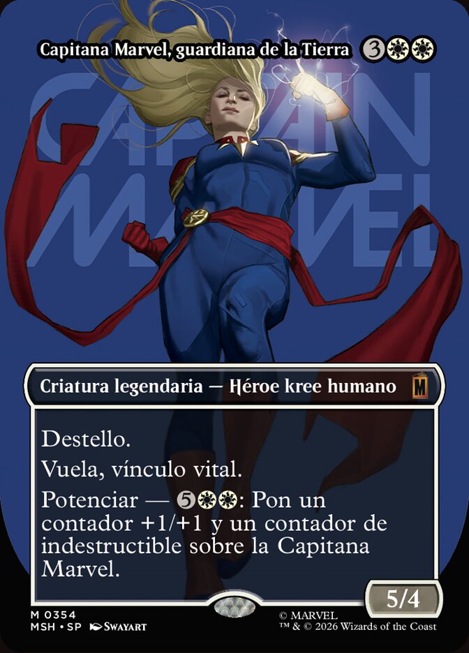 Capitana Marvel, guardiana de la Tierra
