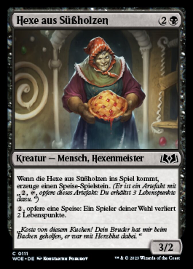 Hexe aus Süßholzen
