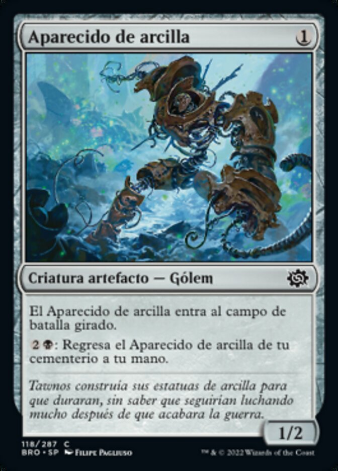 Aparecido de arcilla