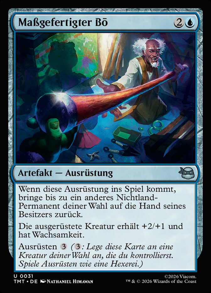 Maßgefertigter Bō