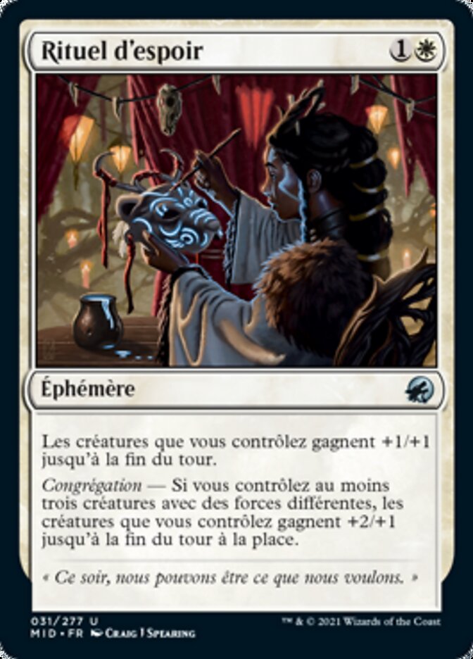 Rituel d'espoir