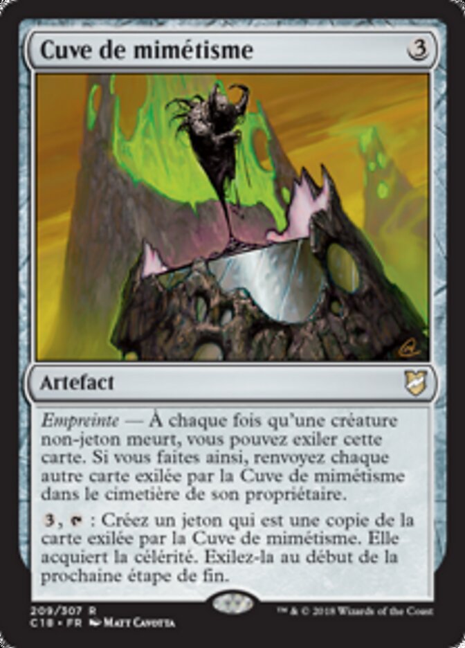 Cuve de mimétisme