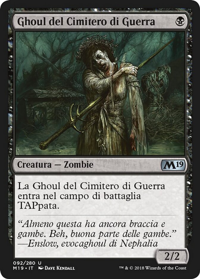 Ghoul del Cimitero di Guerra