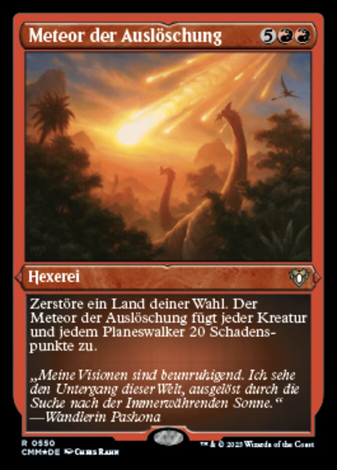 Meteor der Auslöschung