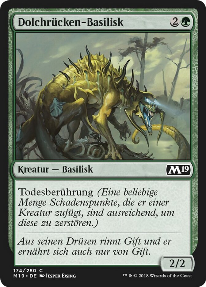 Dolchrücken-Basilisk