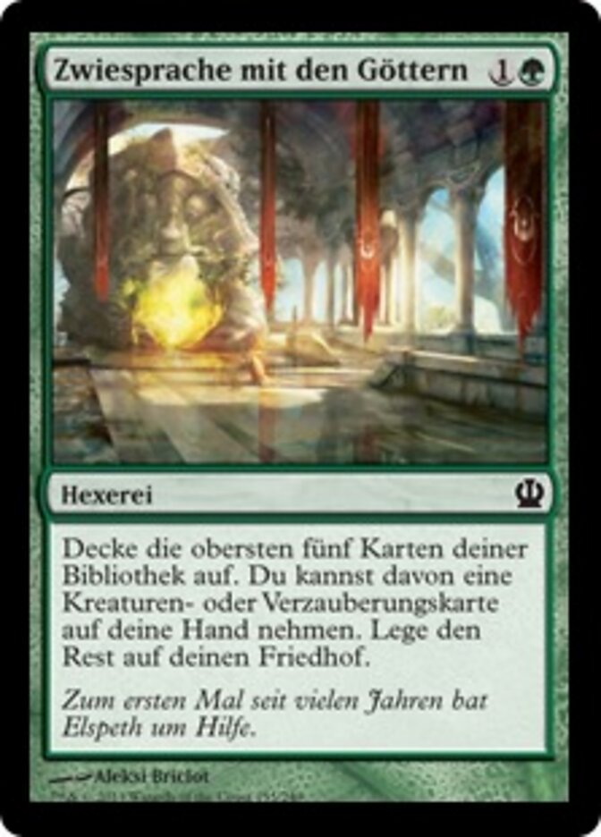 Zwiesprache mit den Göttern