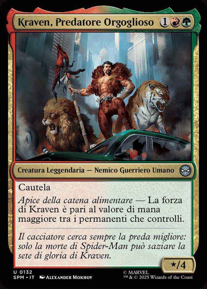 Kraven, Predatore Orgoglioso