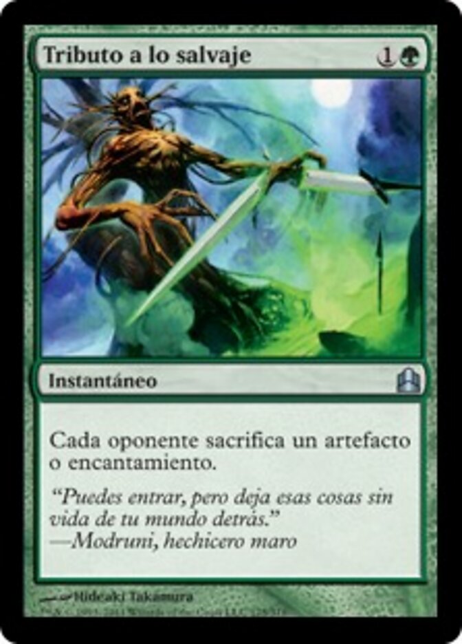 Tributo a lo salvaje