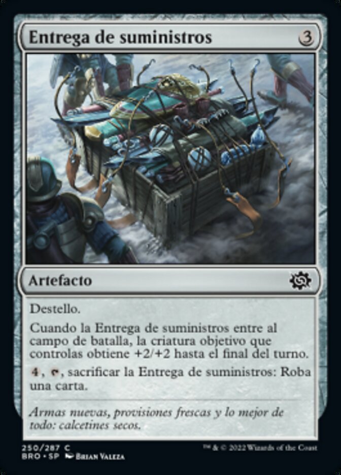 Entrega de suministros