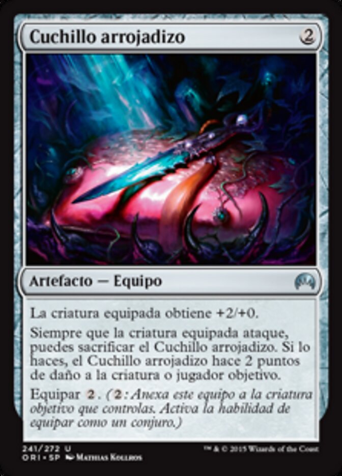 Cuchillo arrojadizo
