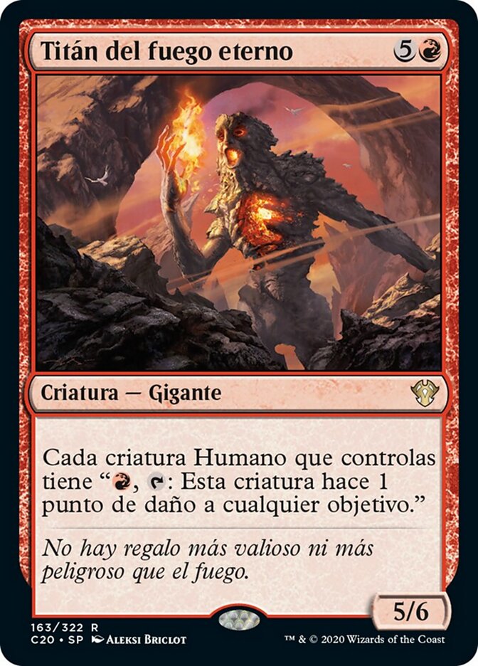 Titán del fuego eterno