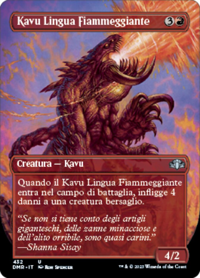 Kavu Lingua Fiammeggiante