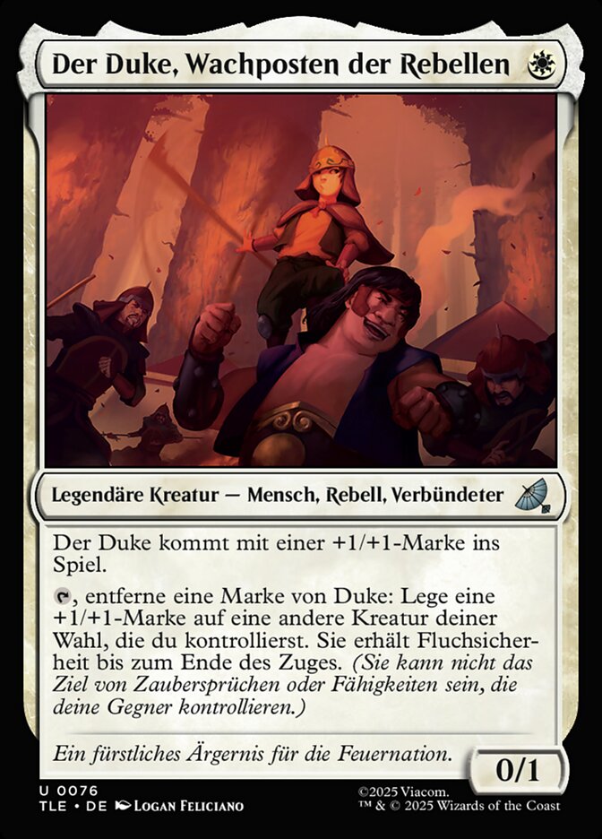 Der Duke, Wachposten der Rebellen