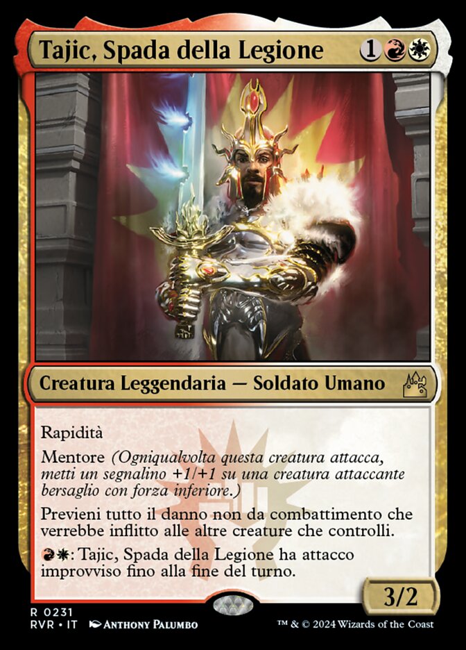 Tajic, Spada della Legione
