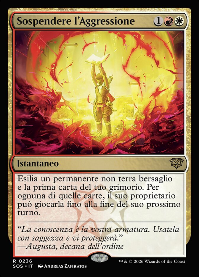 Sospendere l'Aggressione