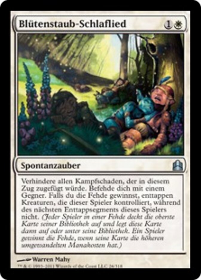 Blütenstaub-Schlaflied