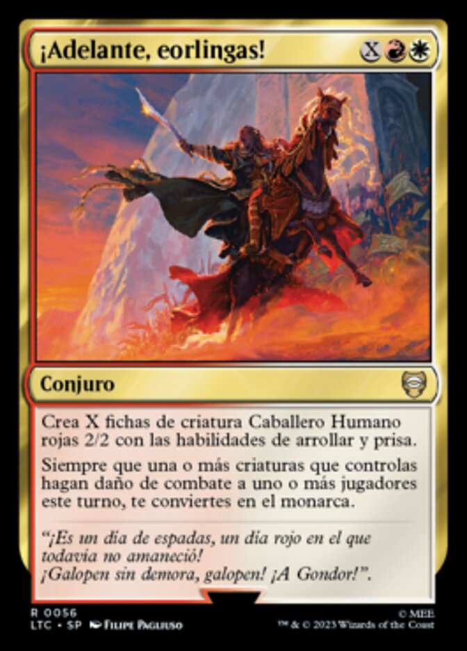 ¡Adelante, eorlingas!