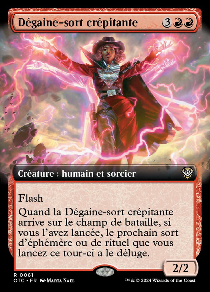 Dégaine-sort crépitante