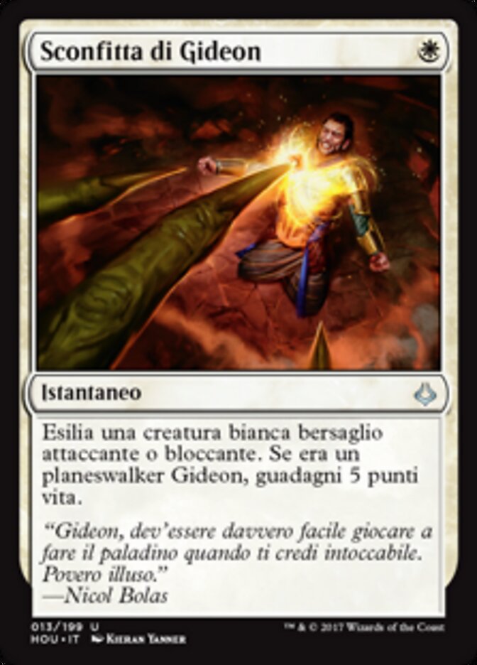 Sconfitta di Gideon
