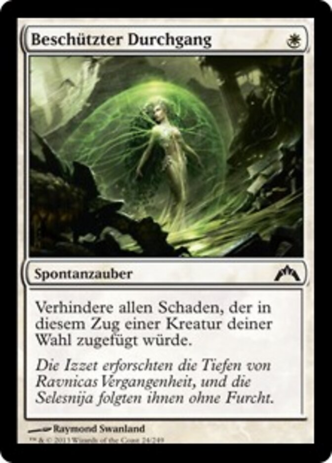 Beschützter Durchgang