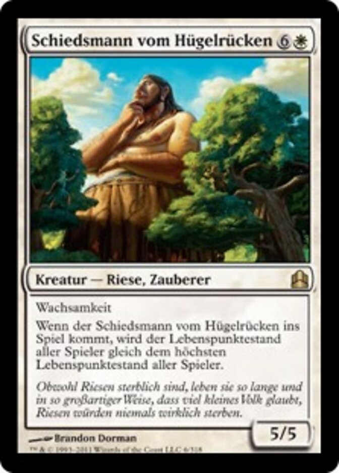 Schiedsmann vom Hügelrücken