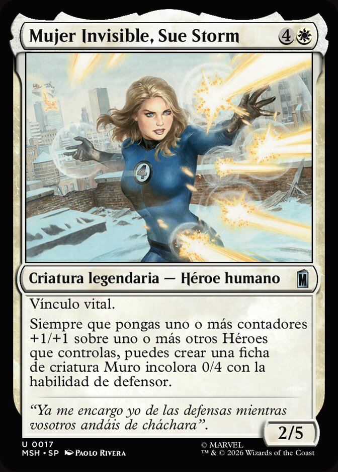 Mujer Invisible, Sue Storm