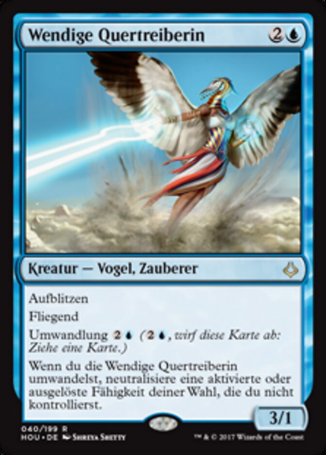 Wendige Quertreiberin