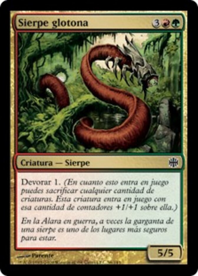 Sierpe glotona