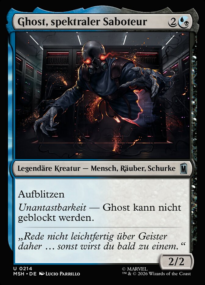 Ghost, spektraler Saboteur