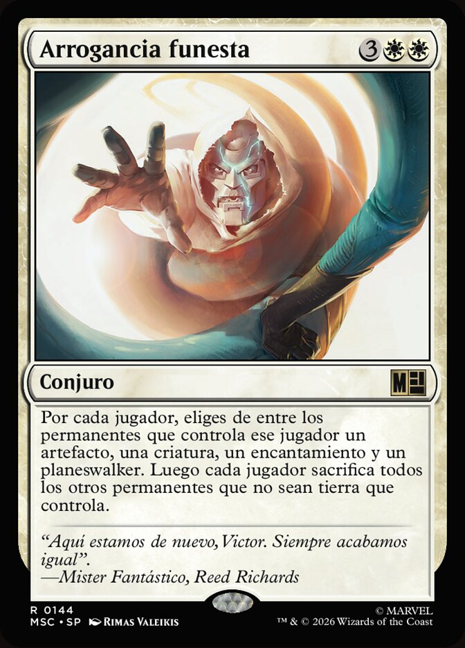 Arrogancia funesta