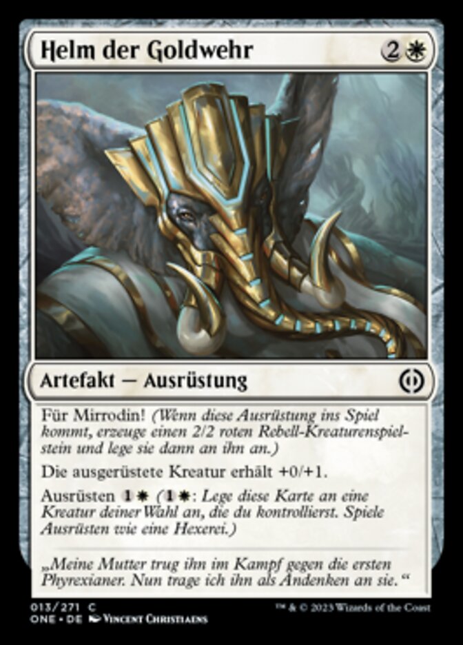 Helm der Goldwehr