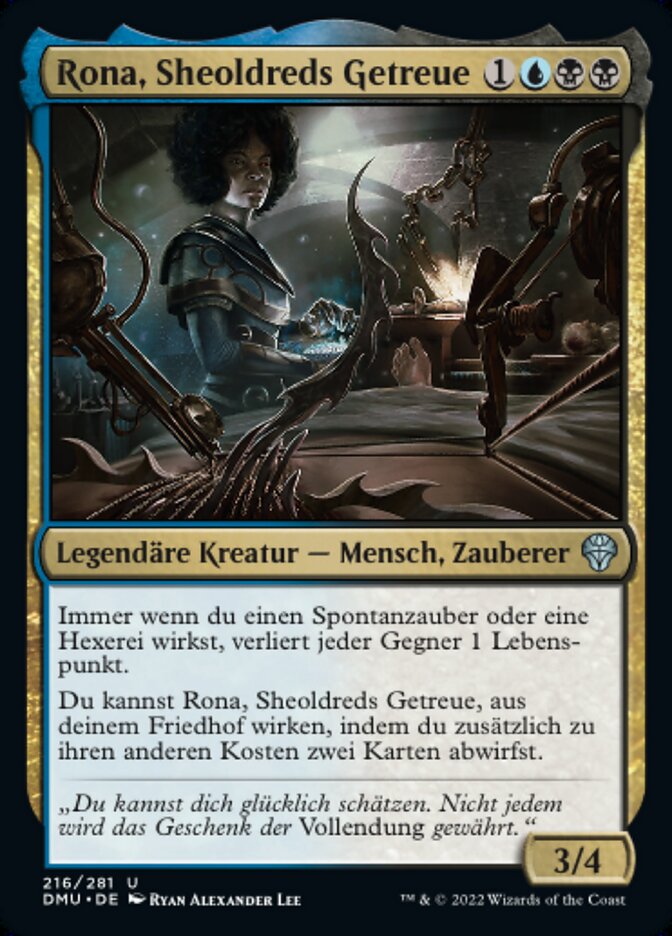 Rona, Sheoldreds Getreue