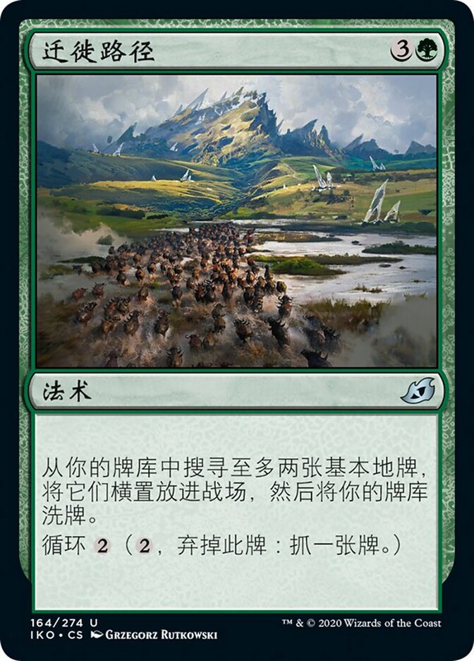 迁徙路径