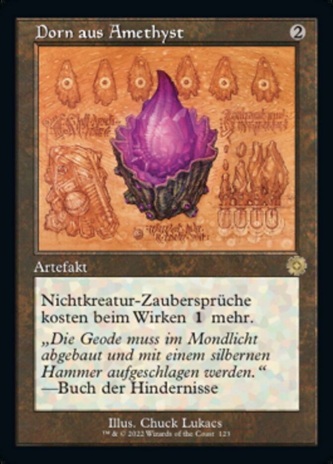 Dorn aus Amethyst