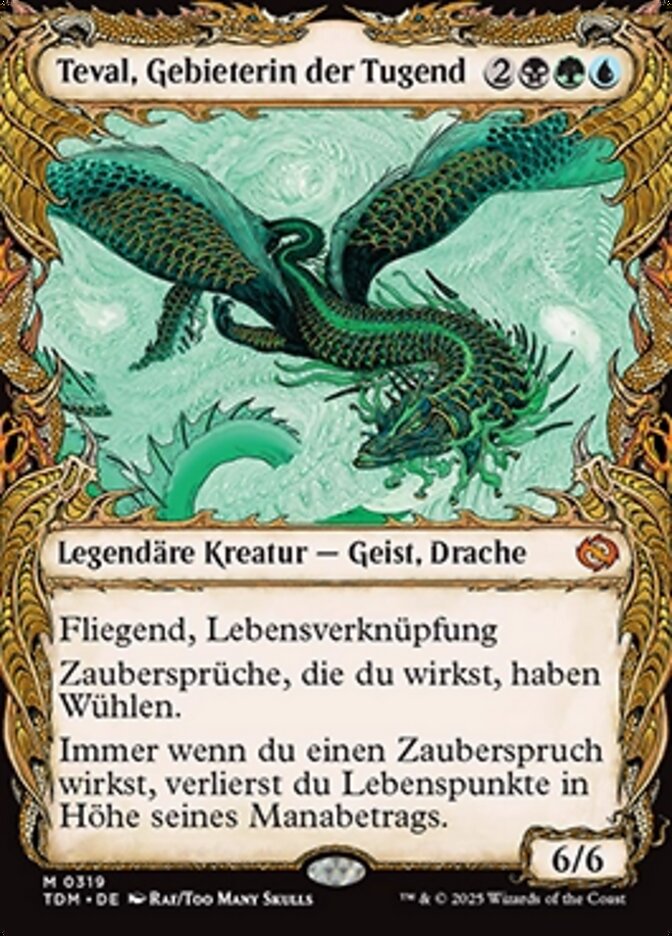 Teval, Gebieterin der Tugend