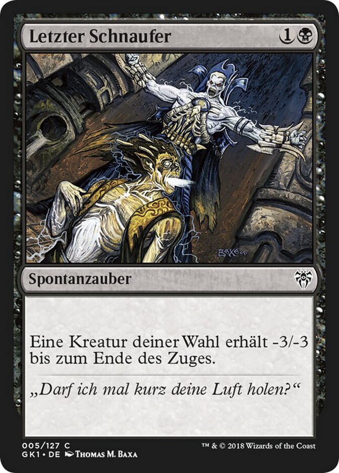 Letzter Schnaufer