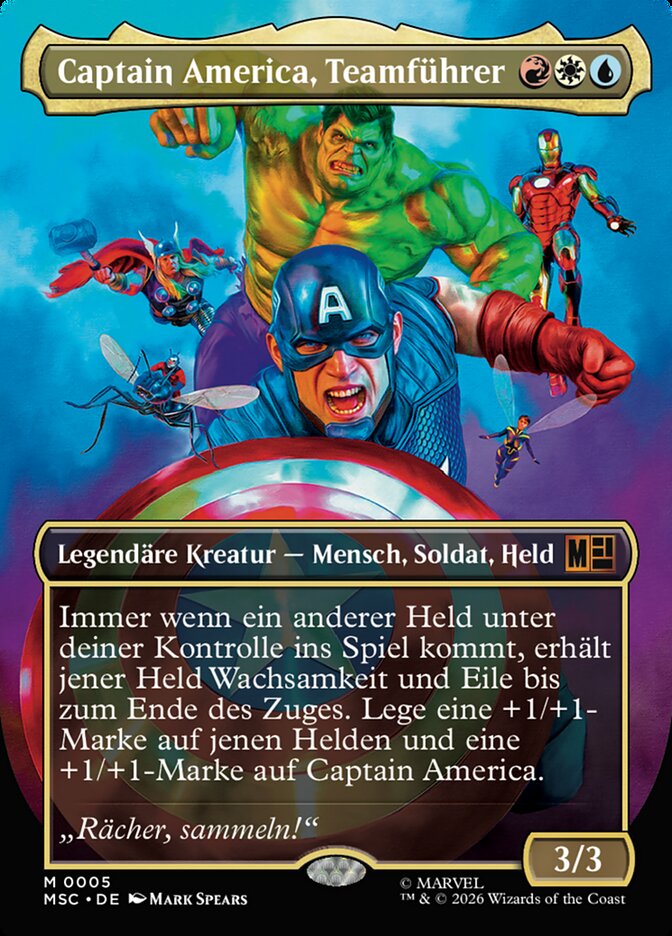 Captain America, Teamführer
