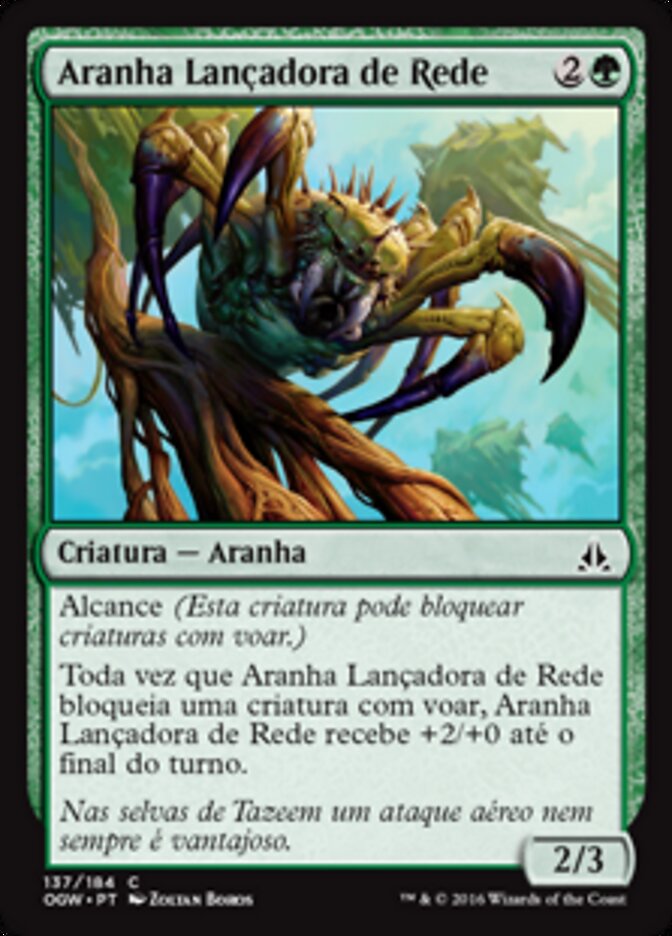 Aranha Lançadora de Rede