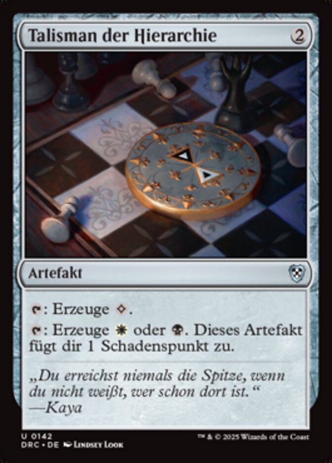 Talisman der Hierarchie