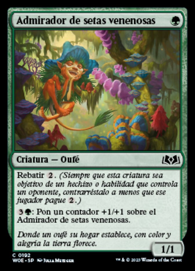 Admirador de setas venenosas