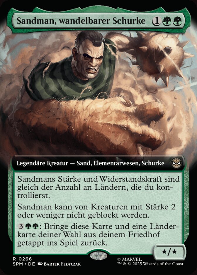 Sandman, wandelbarer Schurke