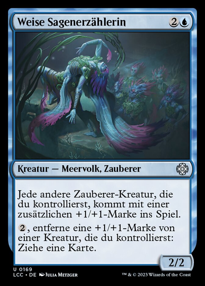 Weise Sagenerzählerin