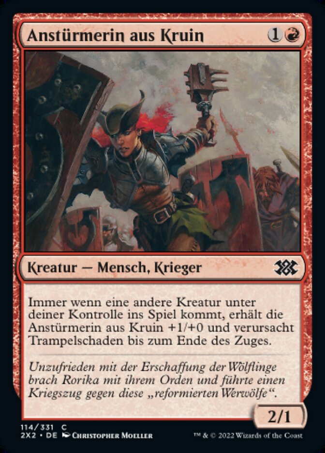 Anstürmerin aus Kruin