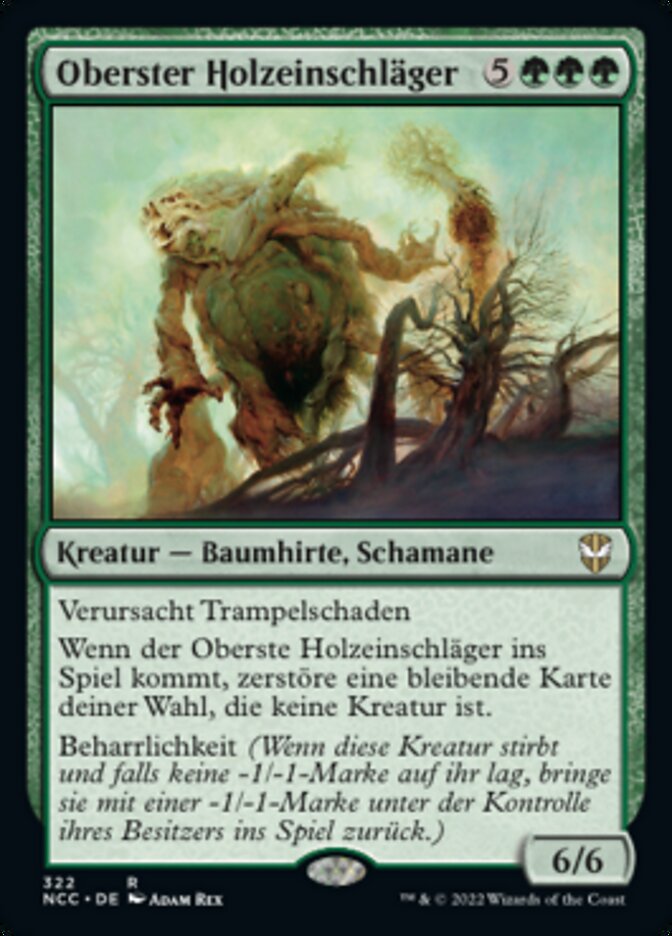 Oberster Holzeinschläger