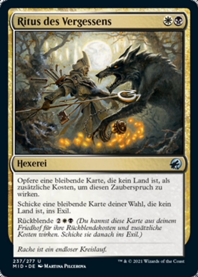 Ritus des Vergessens