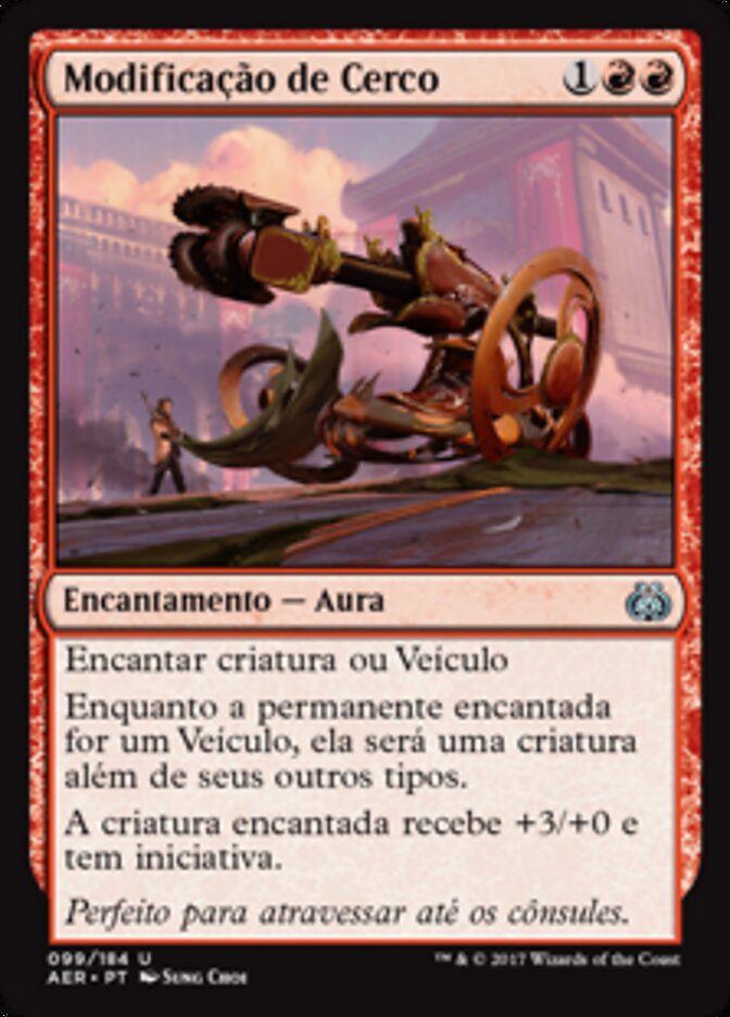Modificação de Cerco